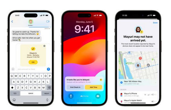 金寨金寨苹果维修站分享如何在iPhone上使用平安确认功能