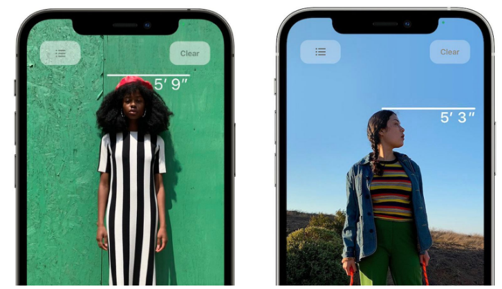 金寨苹果服务网点分享通过iPhone激光雷达测量身高方法教程 